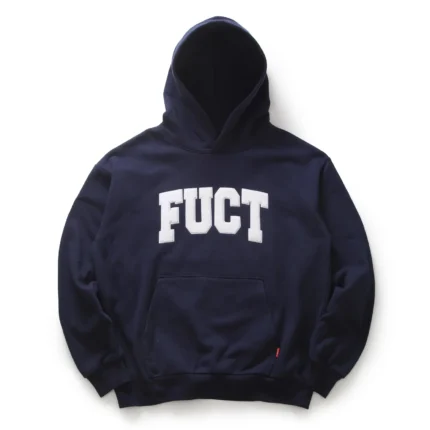 ACADEMY LOGO CHENILLE APPLIQUÉ HOODIE NAVY