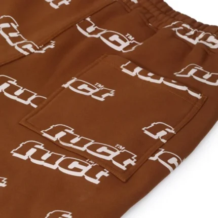 All Over Og Logo Sweatpants Brown