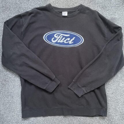 FUCT Men’s Black and Blue Sweatshirt