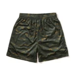 GUN PATTERN MESH SHORTS GREEN