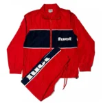 OG LOGO COLOR BLOCK TRACKSUIT RED