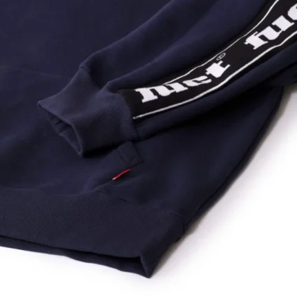 OG LOGO RIBBED HOODIE NAVY