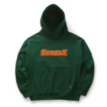 OG LOGO SATIN APPLIQUÉ HOODIE GREEN