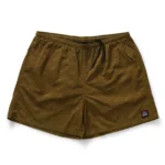 TONAL PATTERN PRINT OUTDOOR SHORTS OLIVE